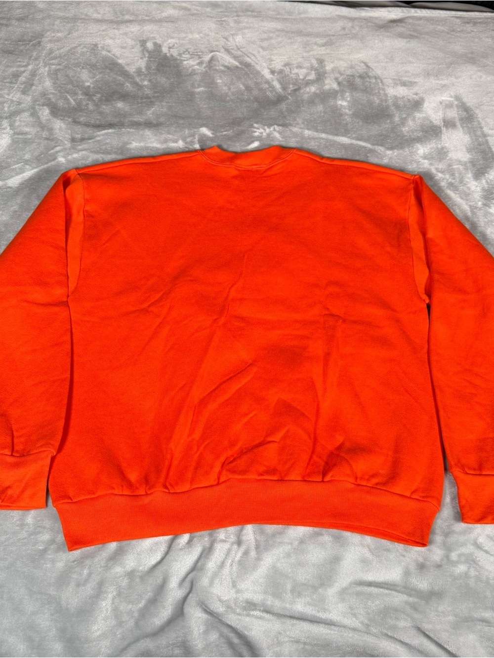 Vintage Happy Halloween Sweatshirt Mens XL Slim Fit (Estimated) Witch Skull 90s - Picture 7 of 10